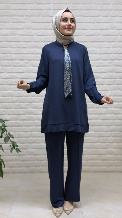 Kado Kravatlı Pantolonlu Takım 257647