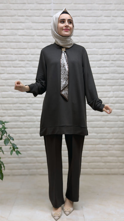 Kado Kravatlı Pantolonlu Takım 257647