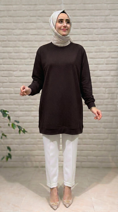 Beranisa Taş Detaylı Tunik 4031
