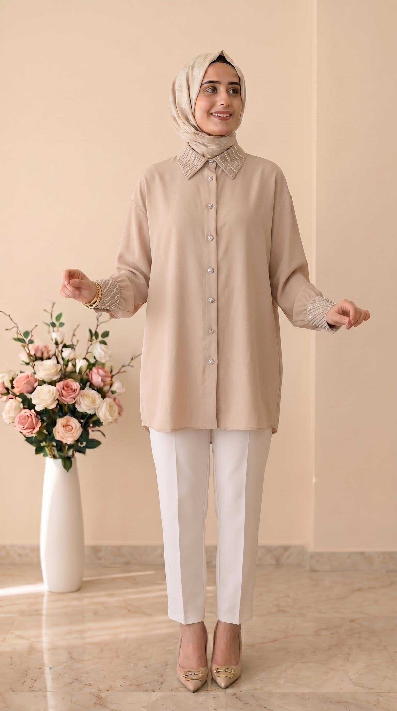 Doque Taş Detaylı Tunik 61063