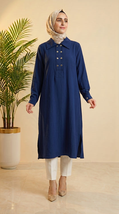 Kado Yandan Yırtmaçlı Tunik 26260