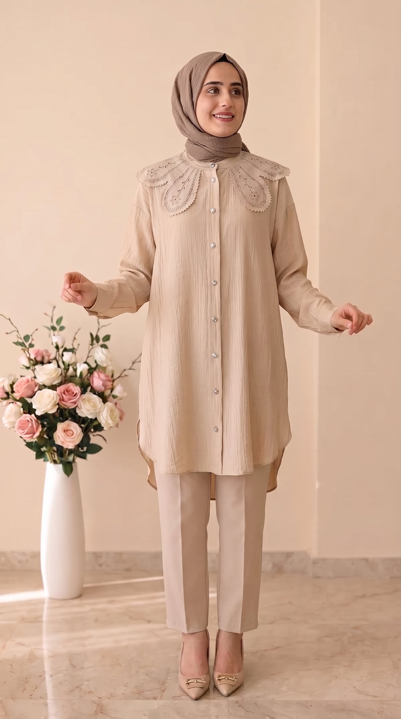 Güner Moda Bebe  Yaka Tunik 4061