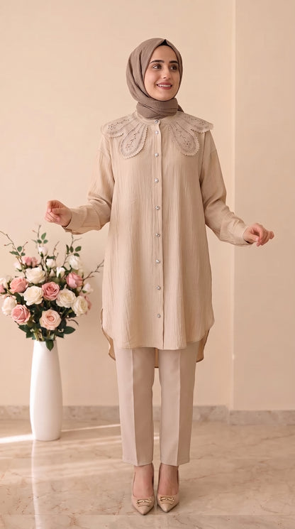 Güner Moda Bebe  Yaka Tunik 4061