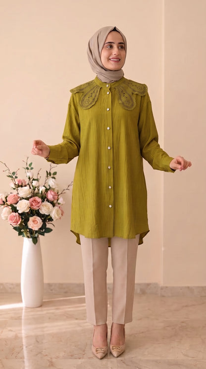 Güner Moda Bebe  Yaka Tunik 4061