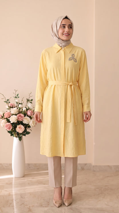 Tripen Taş İşlemeli Tunik 3586