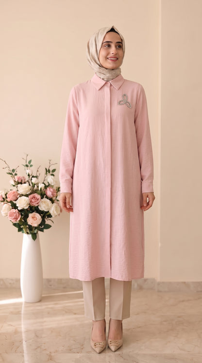 Tripen Taş İşlemeli Tunik 3586