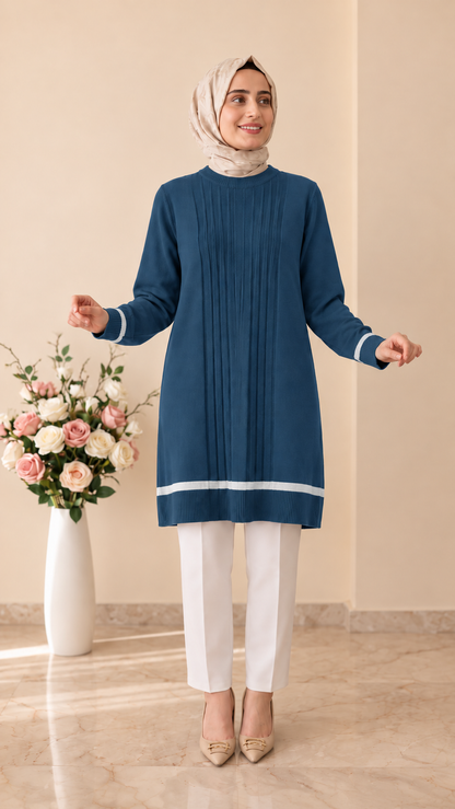 Kado Çizgi Detaylı Tunik 260072