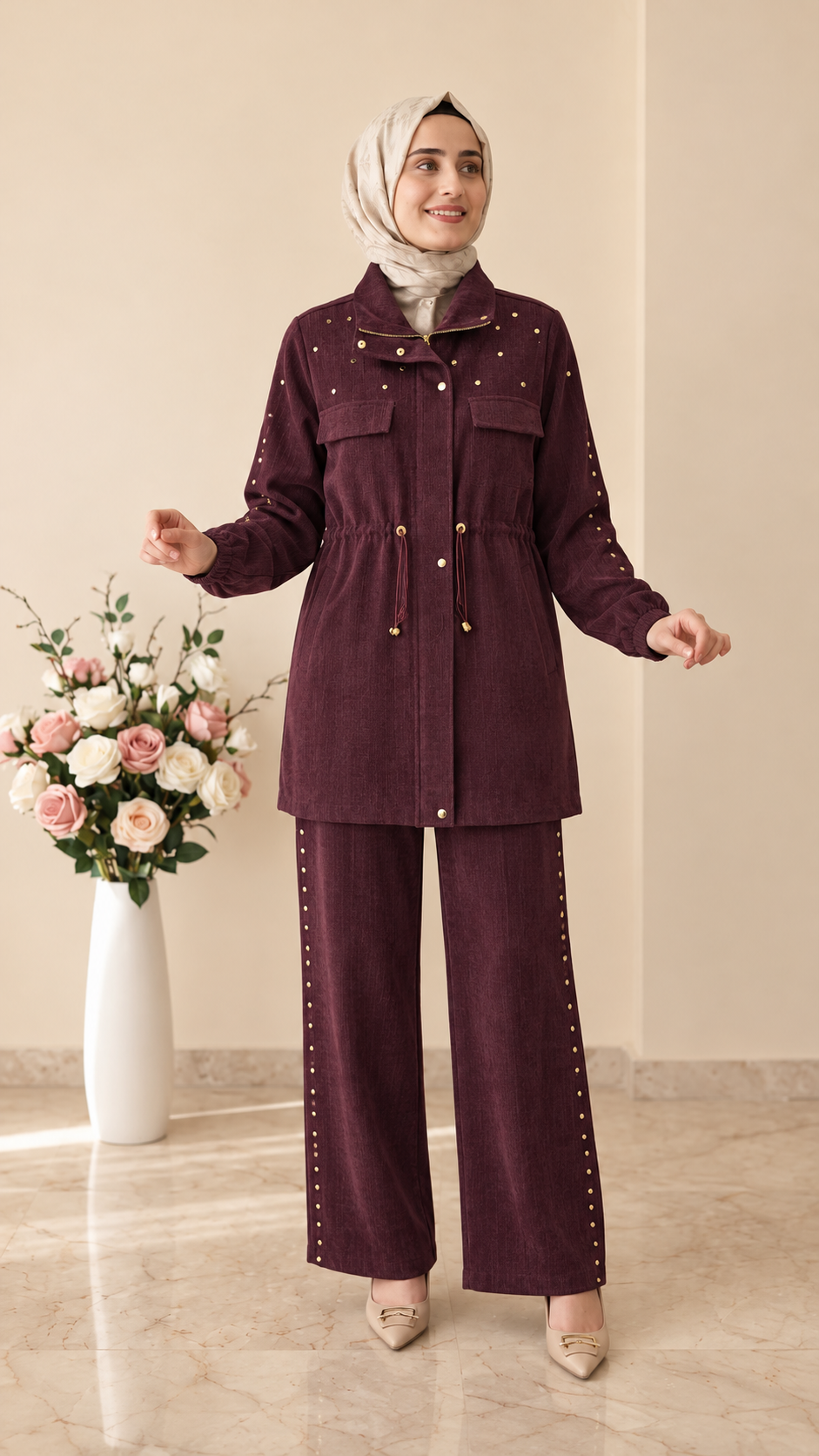 Tripen Gold Detaylı Pantolonlu  3810