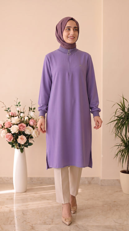 Kado Fermuar Detaylı Tunik 251491