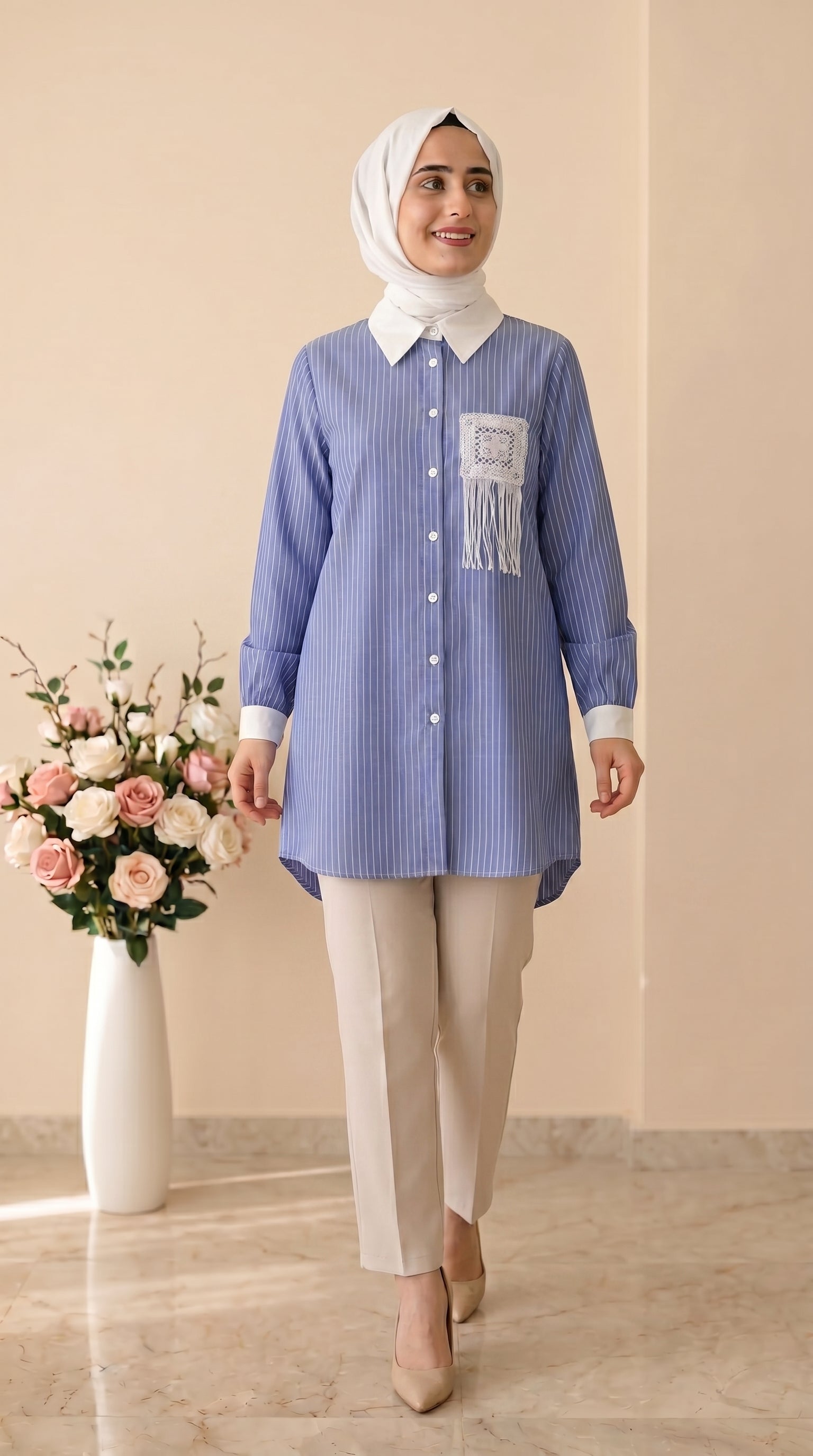 Doque Çizgili Tunik 10201