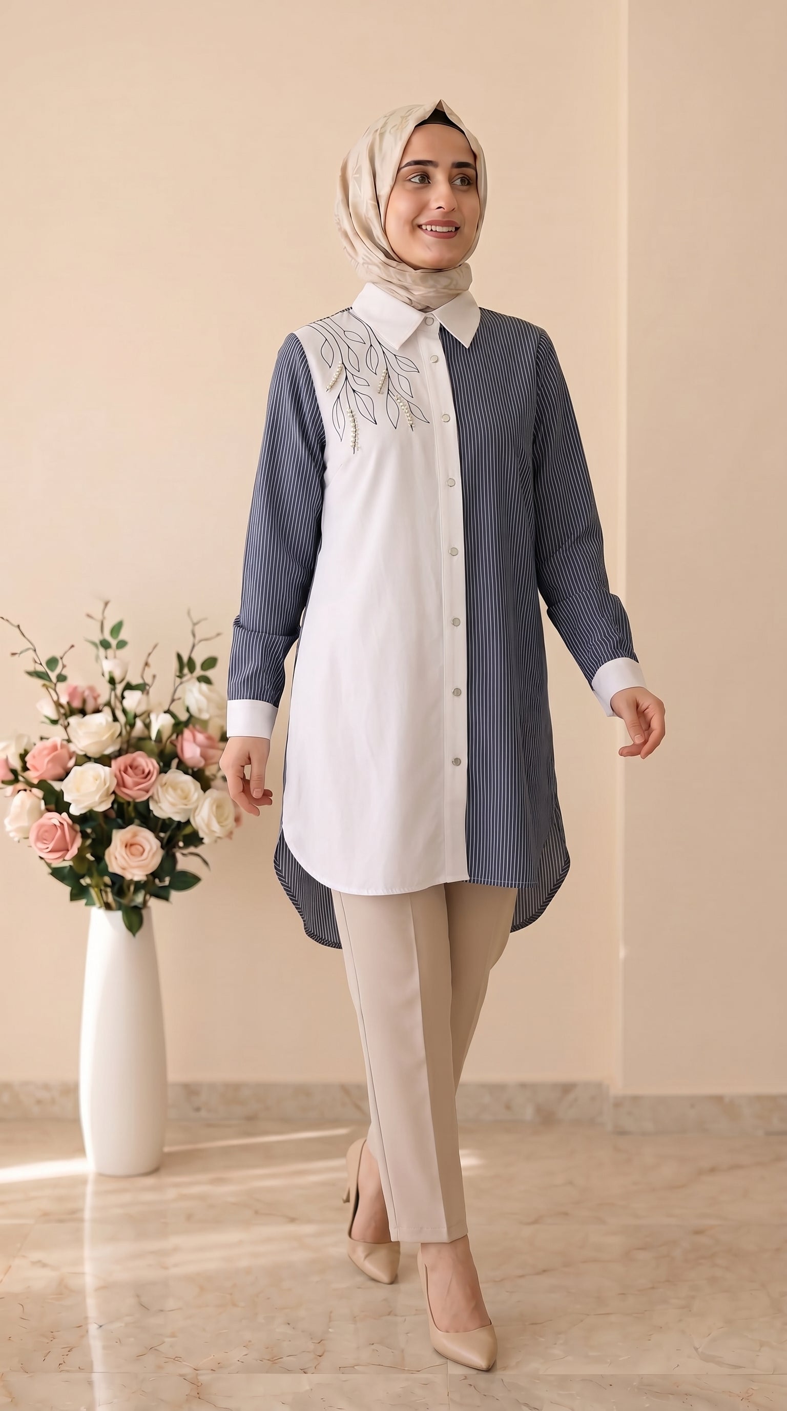 Doque Çizgili Tunik 61049