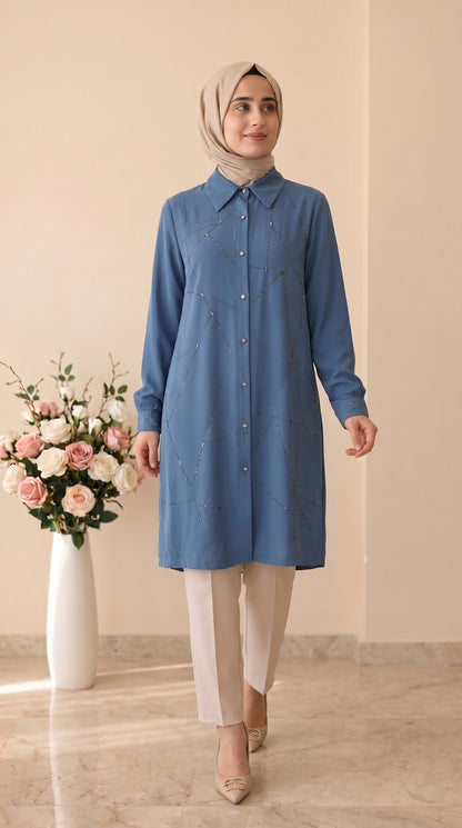 Endiva Taşlı Tunik 26140