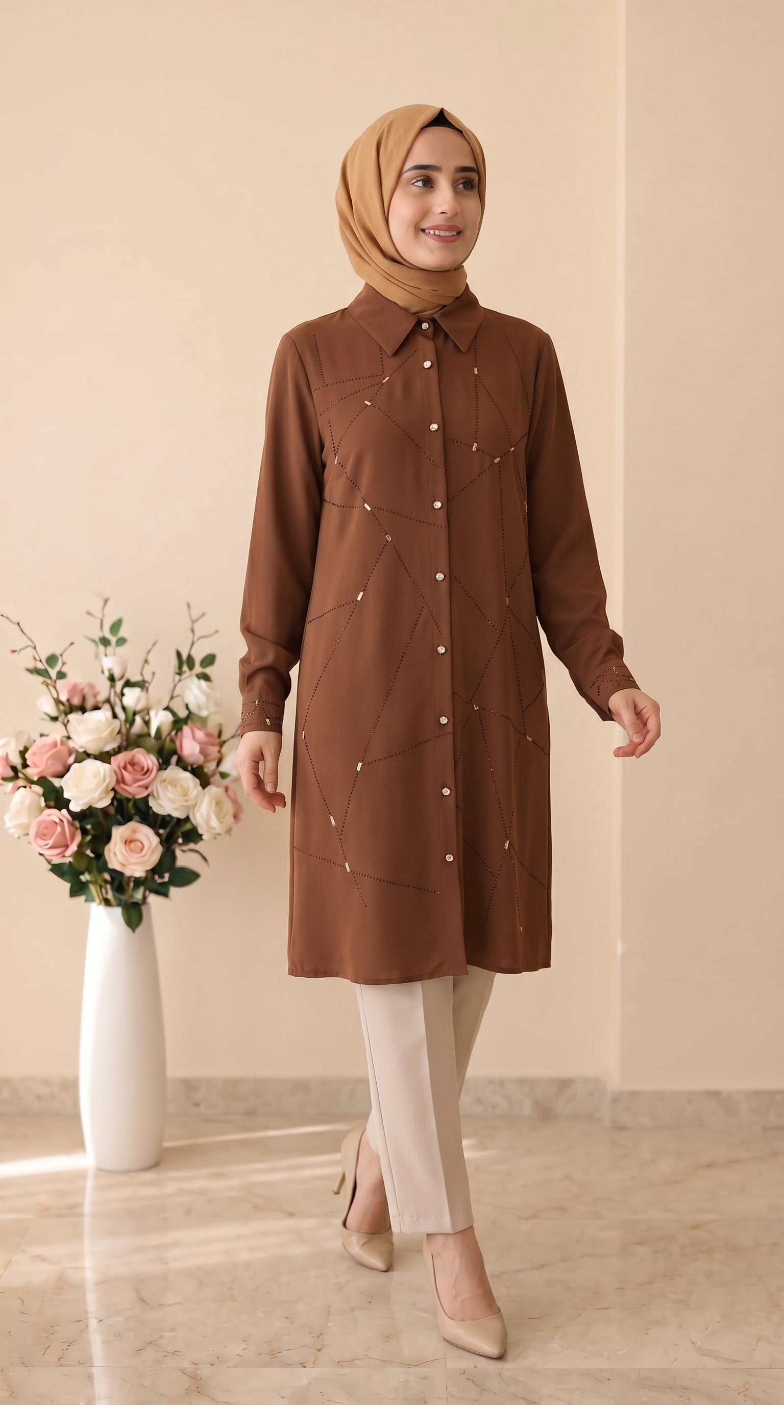 Endiva Taşlı Tunik 26140