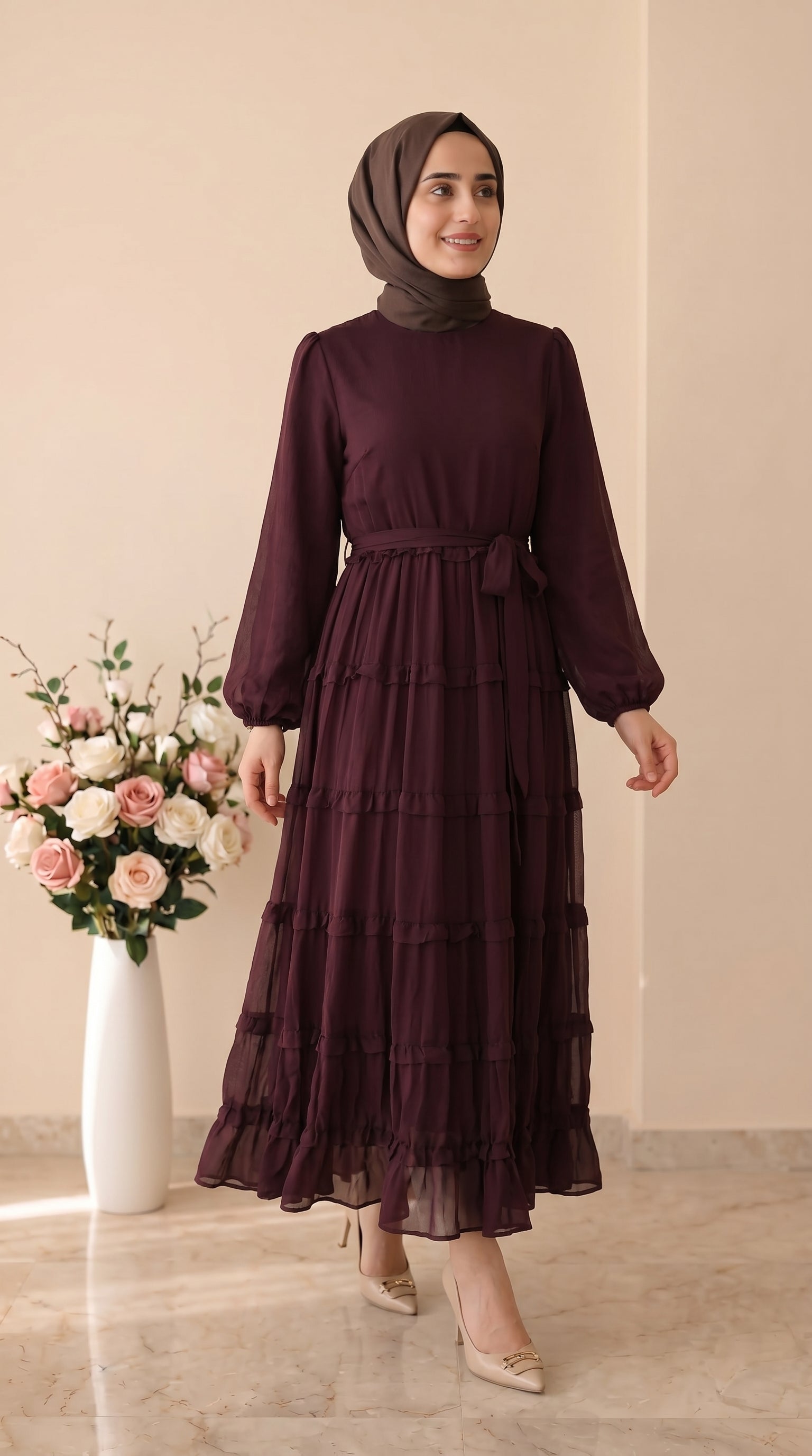 YGS Store Kemerli Elbise 1271