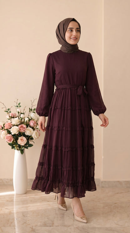 YGS Store Kemerli Elbise 1271