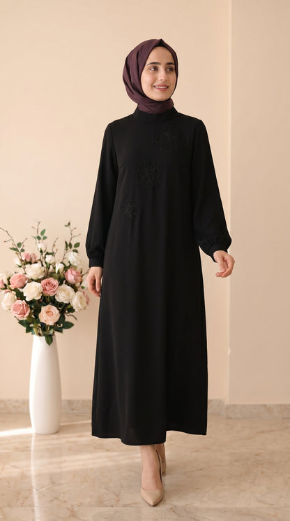 Doque Çiçekli Elbise 63075