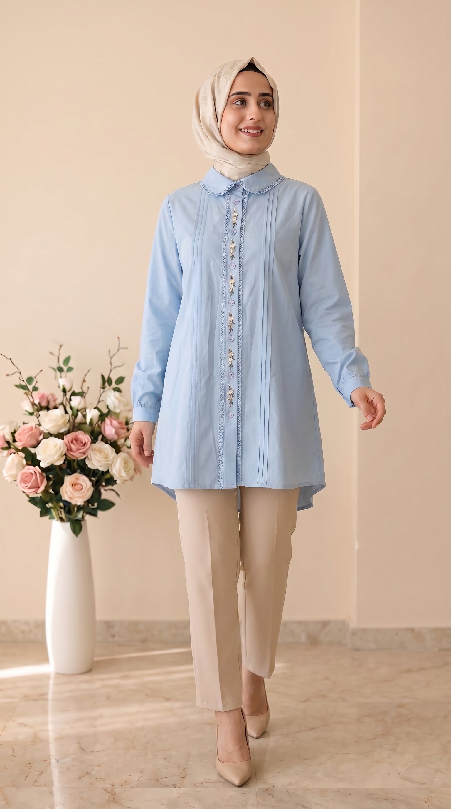 Nefise Dandel Fetaylı Tunik 260134