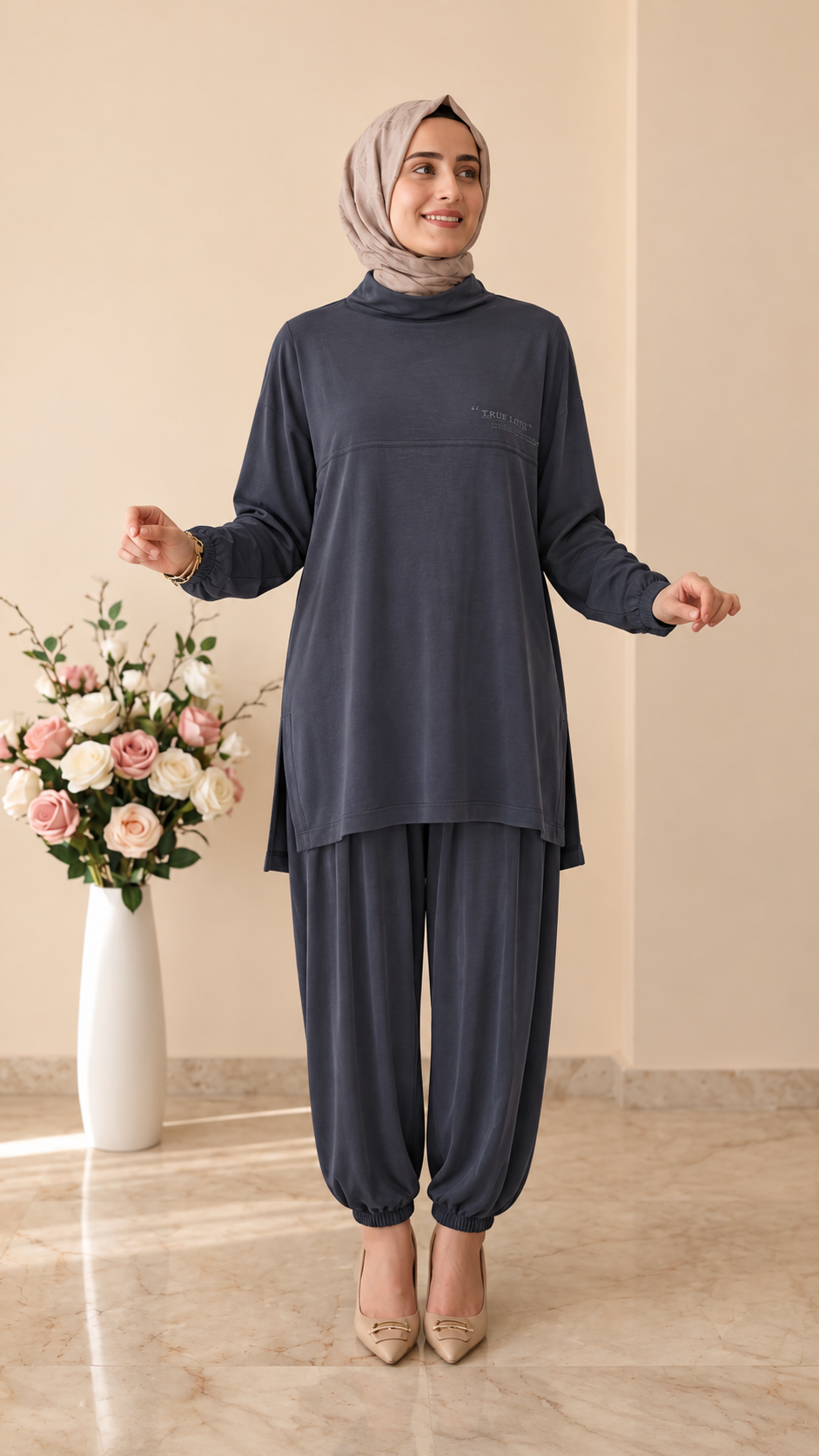 Tripen Şalvar Pantolonlu Takım 3764