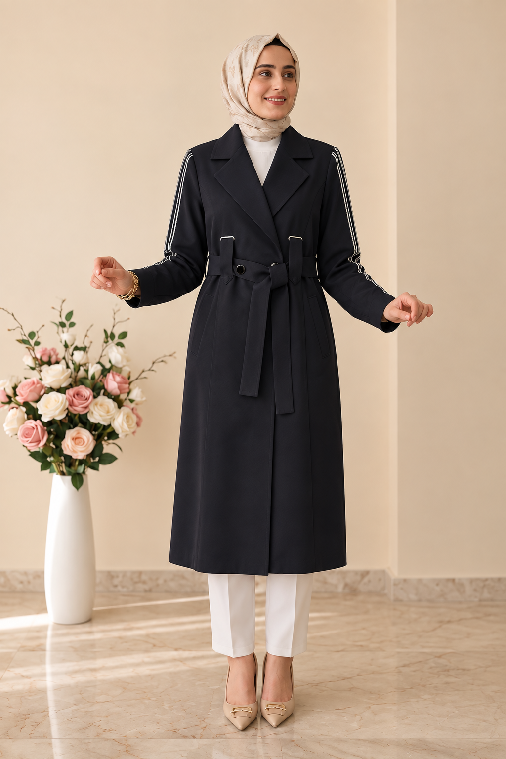 Ady Fashion Trenç Şeritli Kap 2685