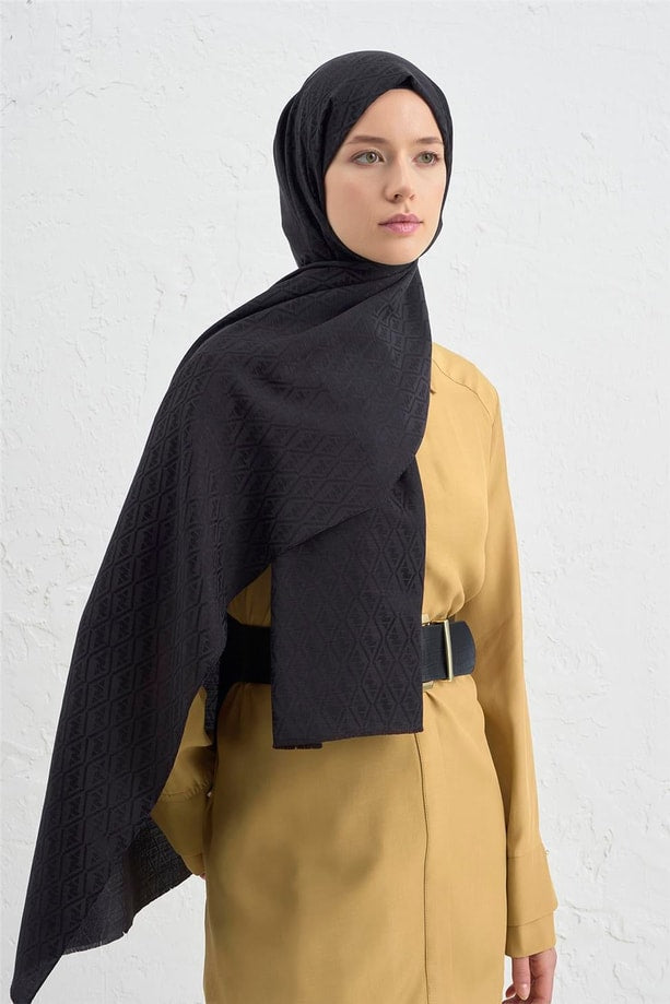 Armine J İpek Monogram Şal