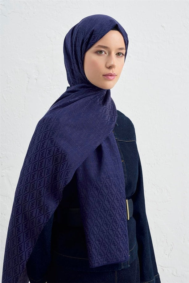 Armine J İpek Monogram Şal