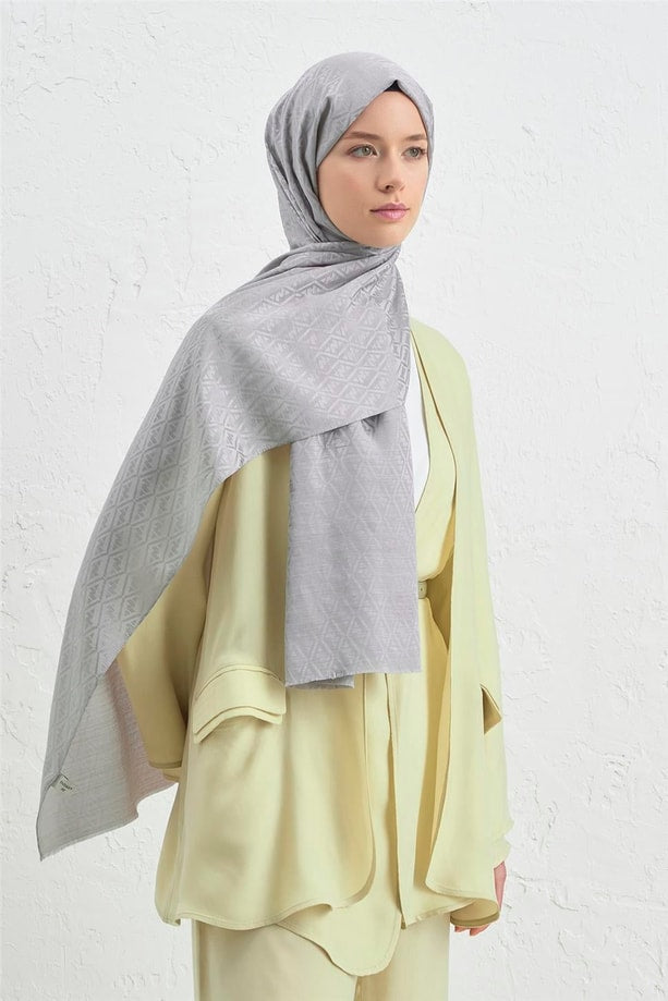 Armine J İpek Monogram Şal