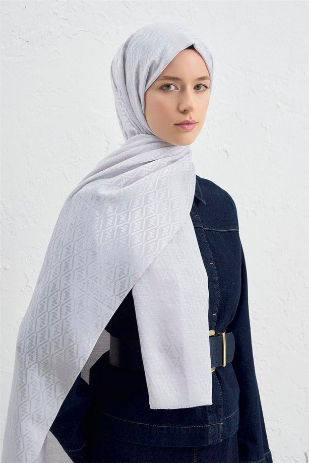 Armine J İpek Monogram Şal