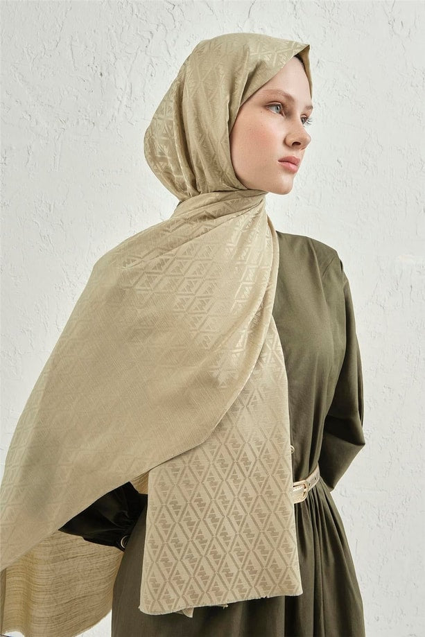 Armine J İpek Monogram Şal