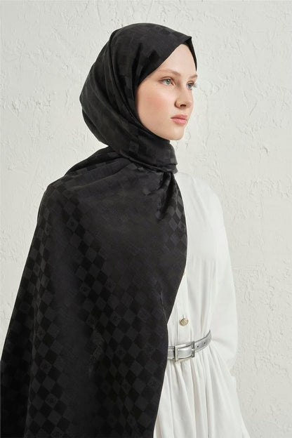 Armine J İpek Dama Şal