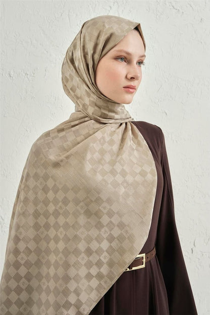 Armine J İpek Dama Şal