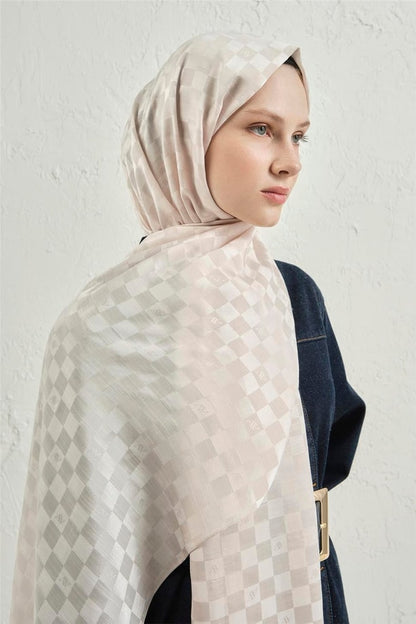 Armine J İpek Dama Şal