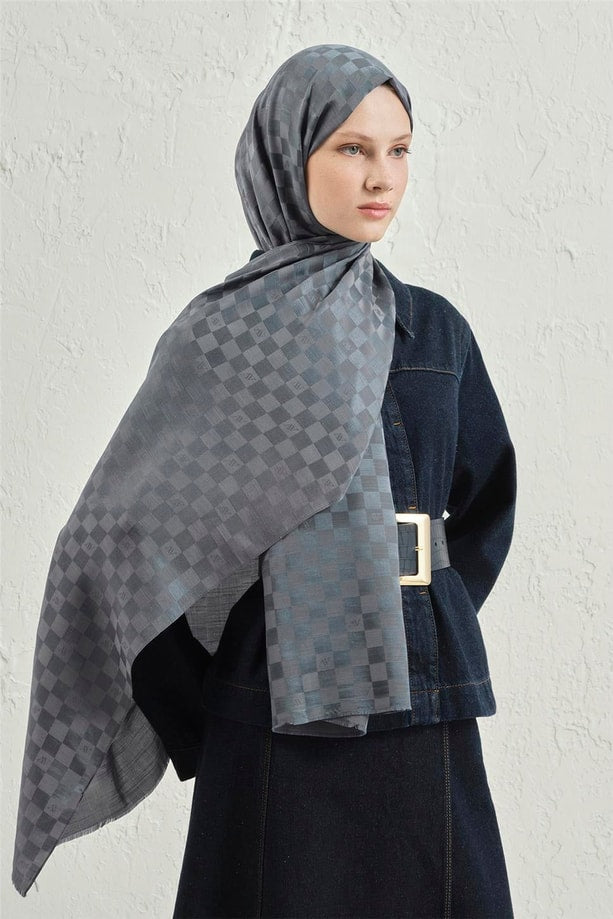 Armine J İpek Dama Şal