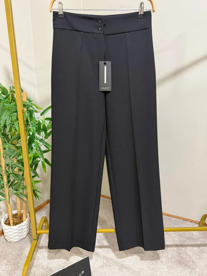 Yarış Bol Paça Beli Kemerli Pantolon 3348