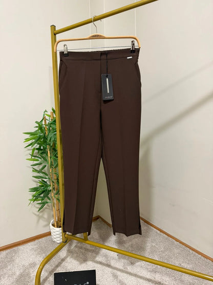 Yarış  Düğme Detaylı Dar Paça Pantolon 3345