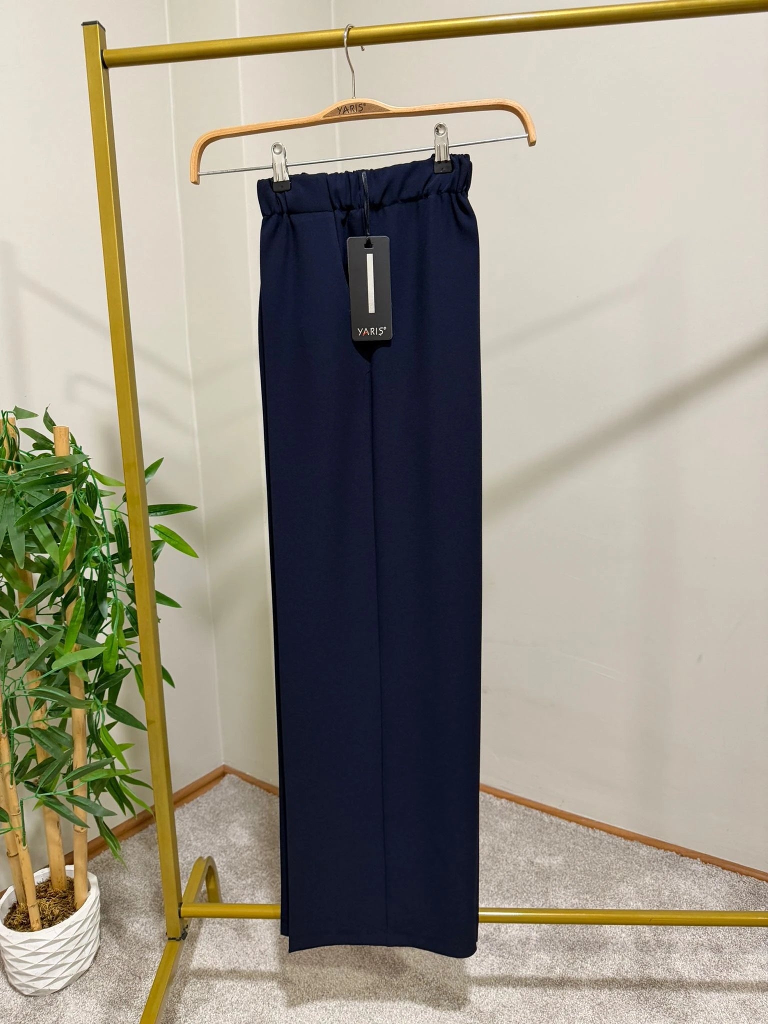 Yarış  Bol Paça Pantolon 002